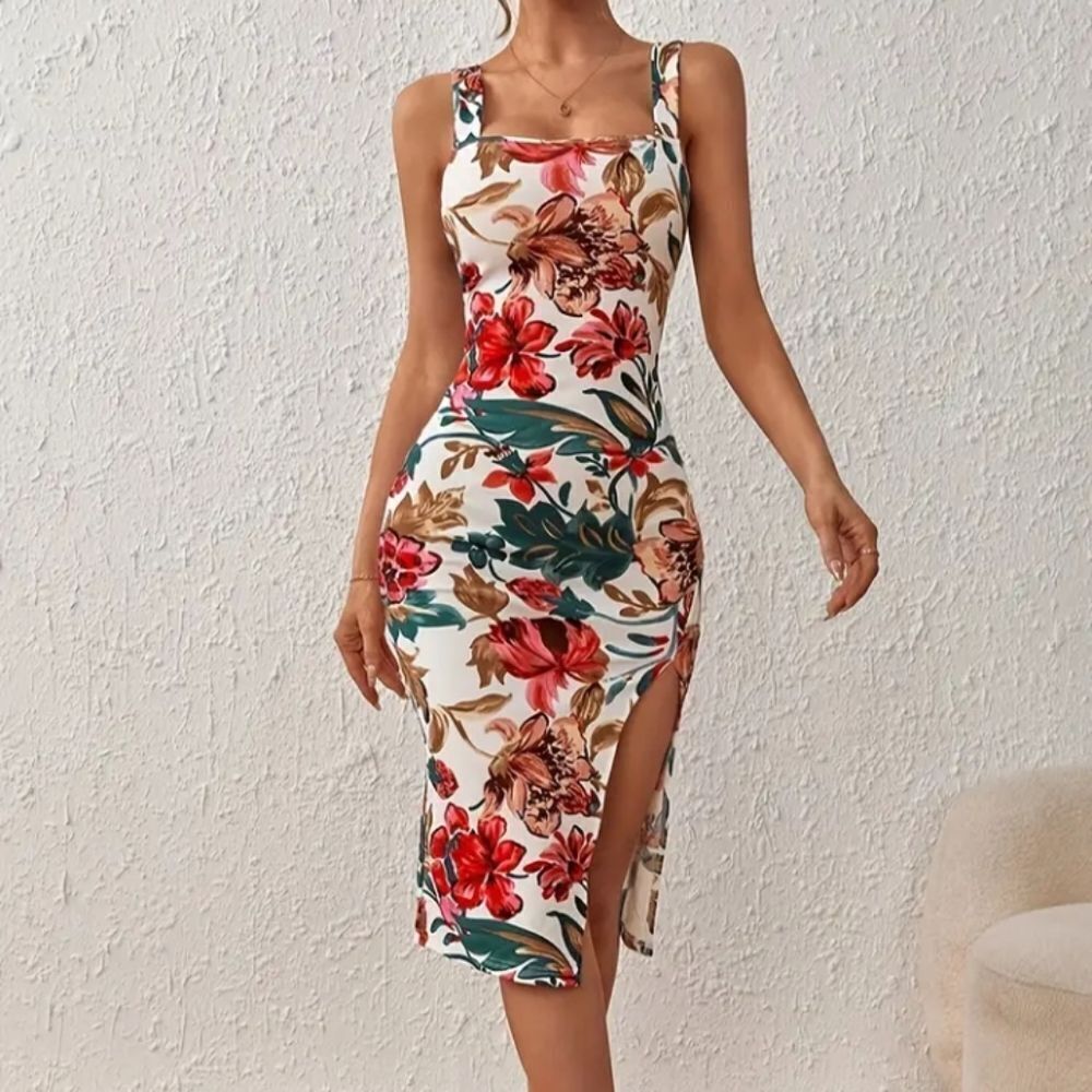 Vibrant floral dress sz small - Picture 5 of 9